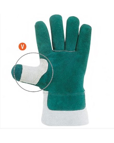 Guante URO FLAMA soldador largo forrado 16MFLK T-10