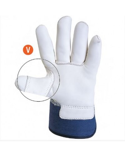 Guante URO GOYA palma flor vacuno FV T-9